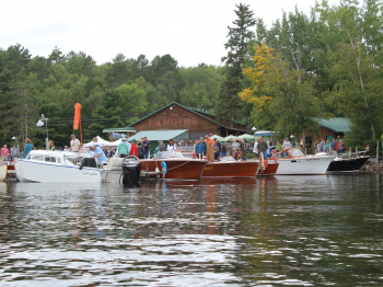 The Landing on Lake Vermilion during the Classic and Antique Boat Show, Labor Day Weekend