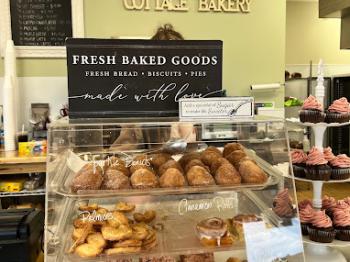 Rose Cottage Baking Co. check out with sweets and breakfast items.
