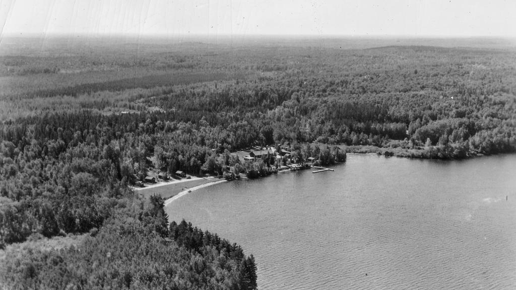 Pehrson Lodge on Lake Vermilion Historical Photograph