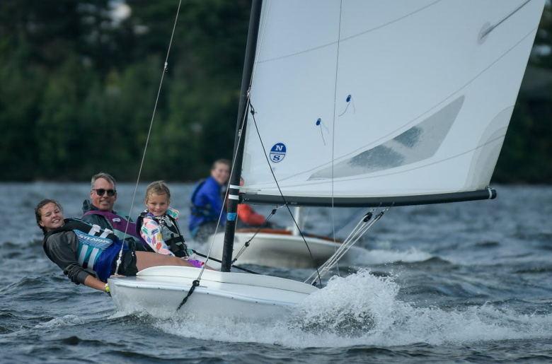 Sailing on lake vermilion