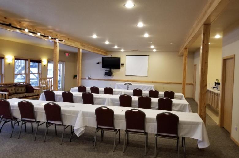 A business setup in the Grand Vermilion Chalet