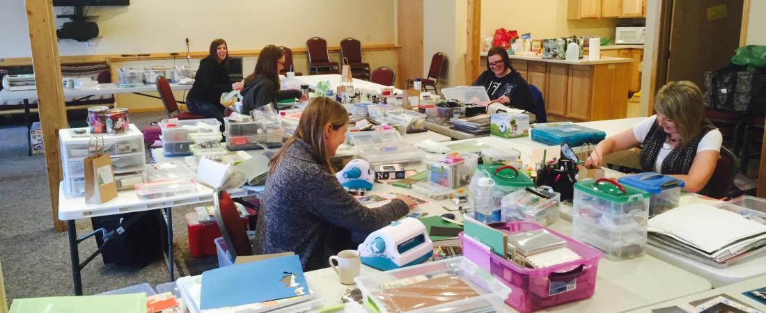 Large crafting group